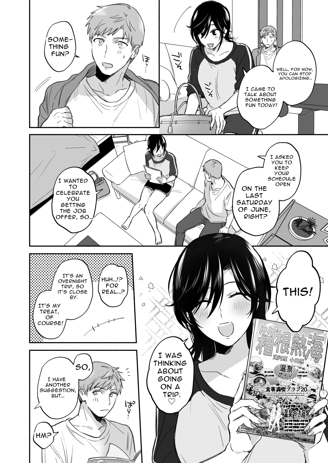 Hentai Manga Comic-If I Have a Chance, I Want to Warp My Boyfriend's Fetishes! ~Lovey-dovey Trip to the Hotsprings~-Read-8